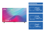 FFALCON 75" U65 LED Google TV 2025 - Image 2