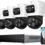 eufy S4 Max NVR POE 24/7 Security System - 4 x PTZ Cameras