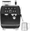 Smeg 50's Style Espresso Machine Matte Black - Image 3