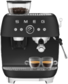 Smeg 50's Style Espresso Machine Matte Black