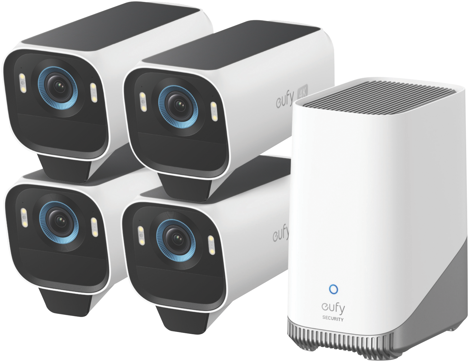 50097119_931251.png eufy S3 Pro No HD Security Camera Kit (4 Pack) - Image 1