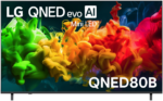 LG 75" QNED80B EVO AI Mini LED 4K Smart TV 2026