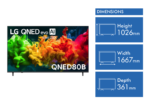 LG 75" QNED80B EVO AI Mini LED 4K Smart TV 2026 - Image 2