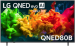 LG 65" QNED80B EVO AI Mini LED 4K Smart TV 2026