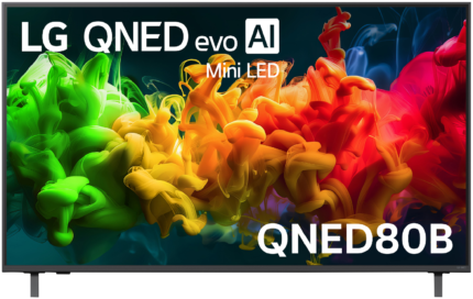 LG 55" QNED80B EVO AI Mini LED 4K Smart TV 2026