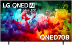 LG 75" QNED70B AI Mini LED 4K Smart TV 2026