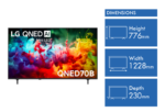 LG 55" QNED70B AI Mini LED 4K Smart TV 2026 - Image 2