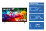 LG 50" QNED70B AI Mini LED 4K Smart TV 2026 - Image 2