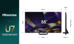 Hisense 55" U7SAU 4K ULED MiniLED 165Hz TV 2026 - Image 9